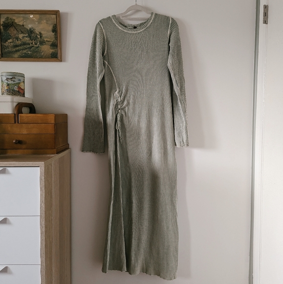 Free People Natasha Thermal Dress - Seafoam - Picture 5 of 5